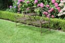 Garden Pleasure Gartenbank Saket Braun mit Tisch Bild 2
