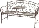 Garden Pleasure Gartenbank Saket Braun mit Tisch Bild 5