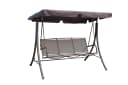 Garden Pleasure Hollywoodschaukel ANNA Grau/Schwarz Bild 4