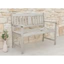 Garden Pleasure Gartenbank Stirling Grau Eukalyptus 2-Sitzer Bild 1
