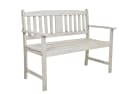 Garden Pleasure Gartenbank Stirling Grau Eukalyptus 2-Sitzer Bild 3