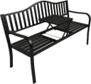 Garden Pleasure Gartenbank SEGULA Anthrazit mit Tisch Bild 2