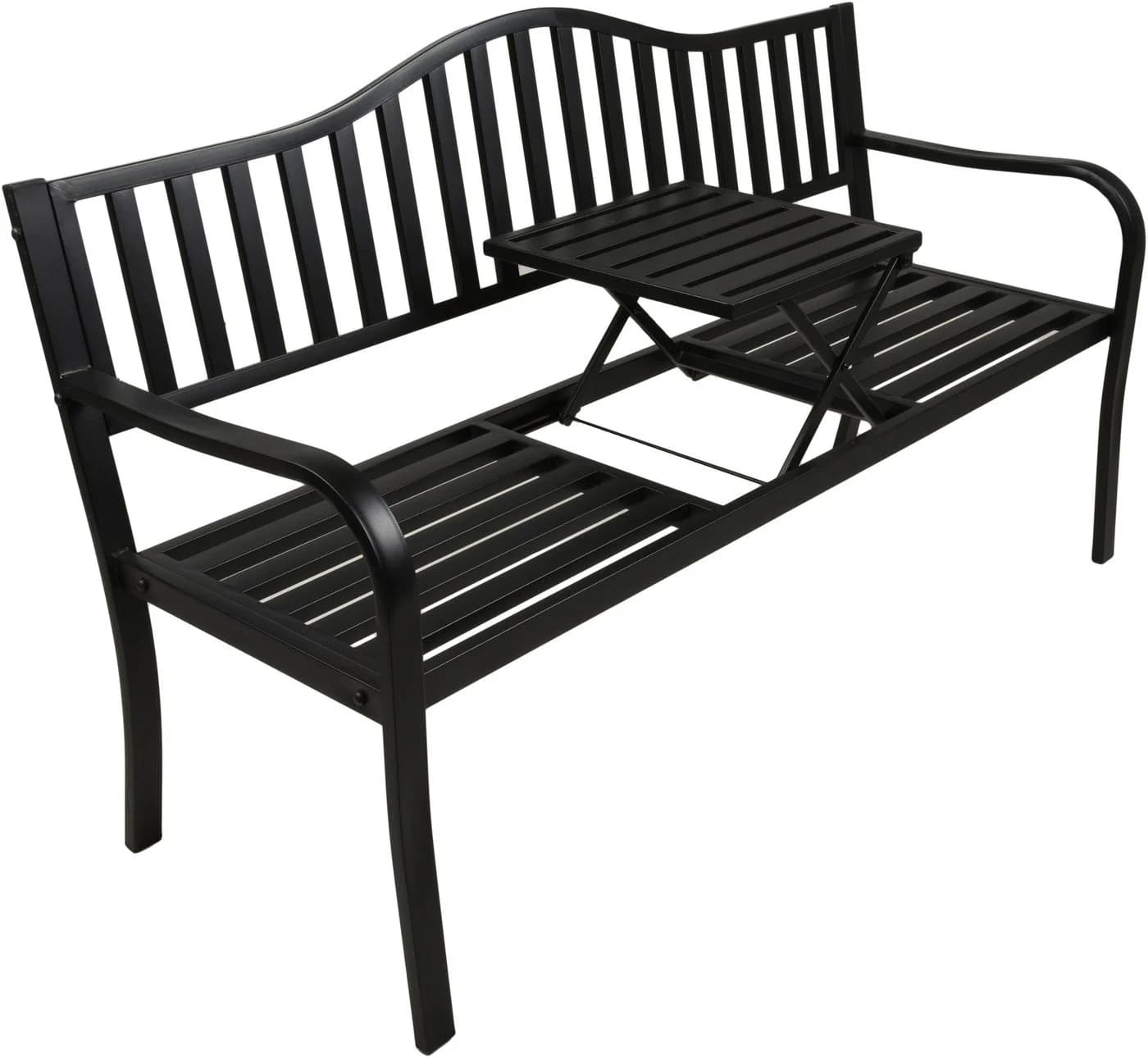 Garden Pleasure Gartenbank SEGULA Anthrazit mit Tisch - Bild 2