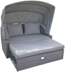 Garden Pleasure Loungesofa MONTE CARLO Grau mit Sonnendach Bild 2