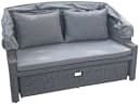 Garden Pleasure Loungesofa MONTE CARLO Grau mit Sonnendach Bild 3