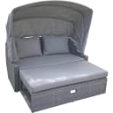 Garden Pleasure Loungesofa MONTE CARLO Grau mit Sonnendach Bild 4