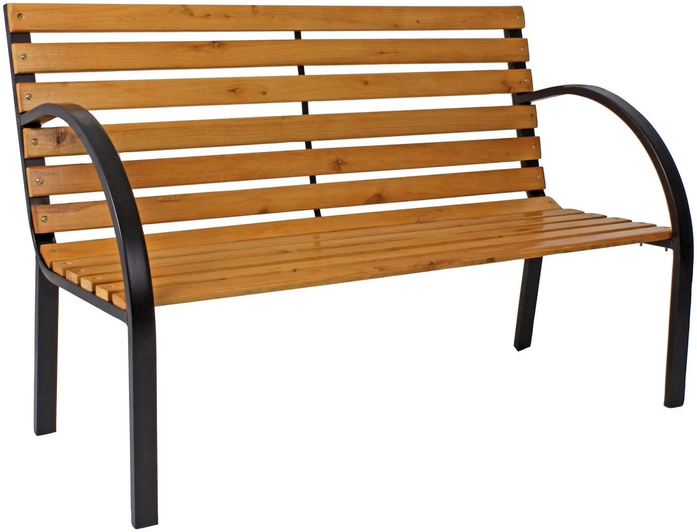 Garden Pleasure Bellevue Bank 2-Sitzer Schwarz/Natur Stahl - Bild 2