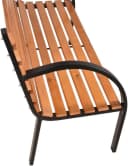 Garden Pleasure Bellevue Bank 2-Sitzer Schwarz/Natur Stahl Bild 4