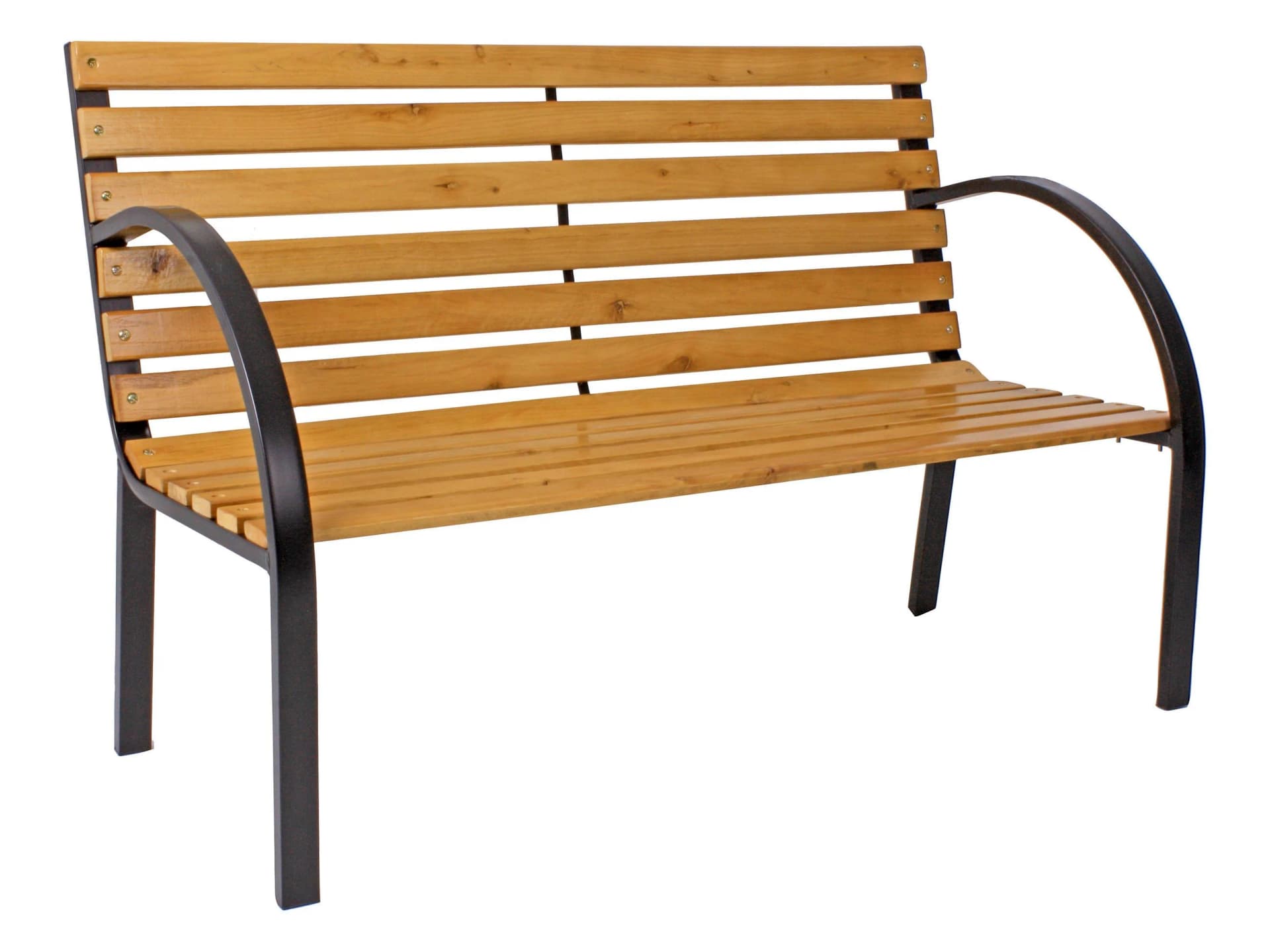 Garden Pleasure Bellevue Bank 2-Sitzer Schwarz/Natur Stahl - Bild 5