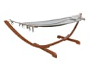 Garden Pleasure Hängestuhl Madeira Beige Natur Baumwolle Holz Bild 1