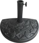 Garden Pleasure Schirmhalter Schwarz für Wandschirme mit Blumenmotiv Bild 2