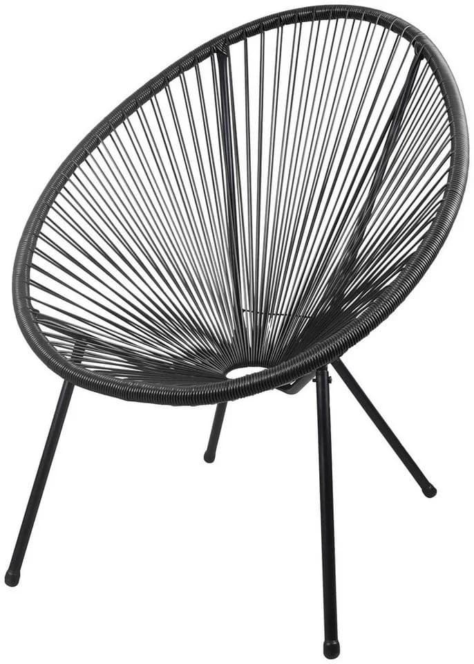 Gartensessel GARDEN PLEASURE Dalida Schwarz Modern - Bild 3