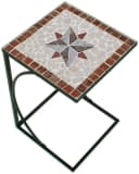 Garden Pleasure Gartentisch AMARILLO Mosaik Fliesen Schwarz Bild 1