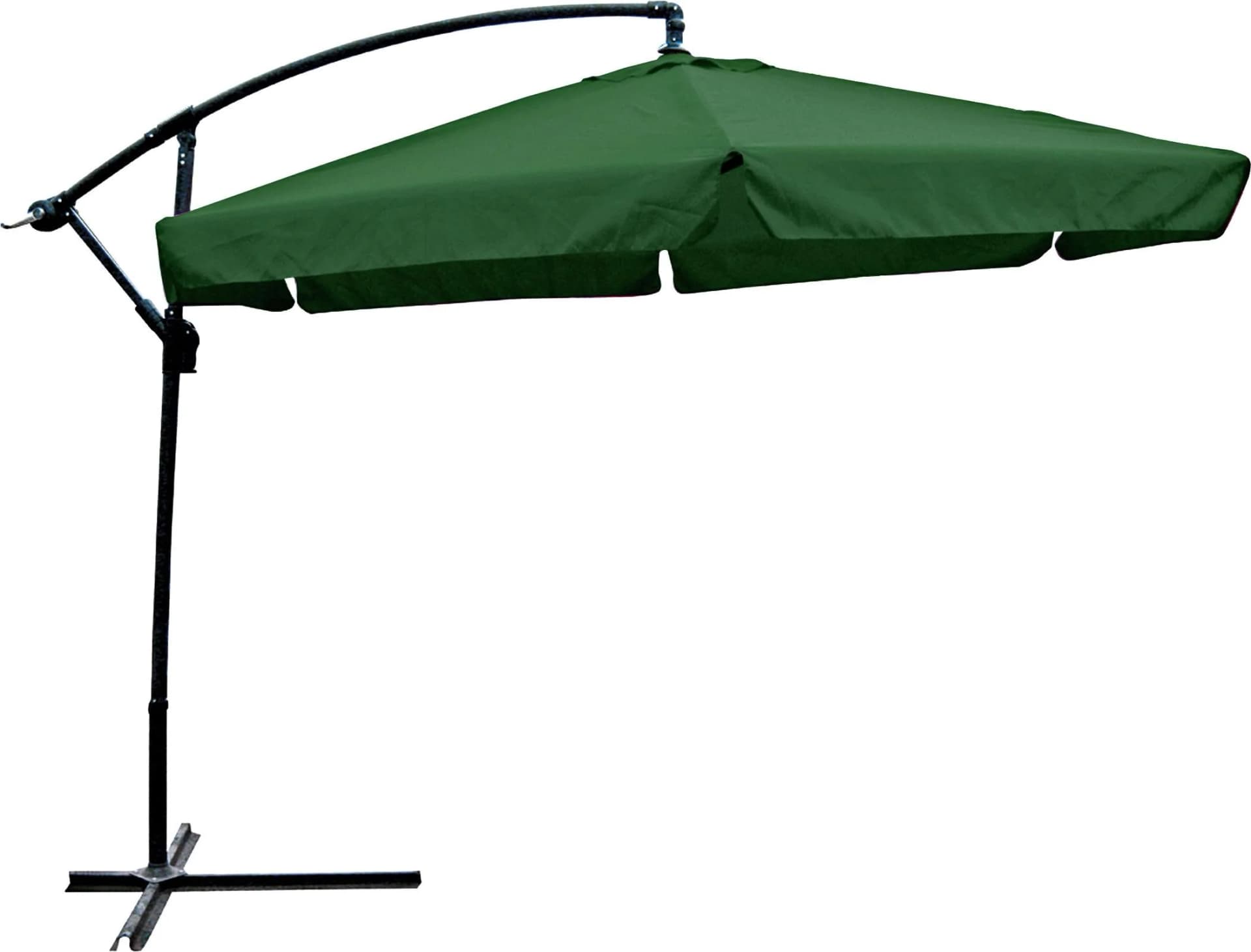 Garden Pleasure Ampelschirm Grün 300 cm mit Handkurbel