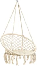 Garden Pleasure Hängesessel Barbuda Weiß mit Kissen Bild 1
