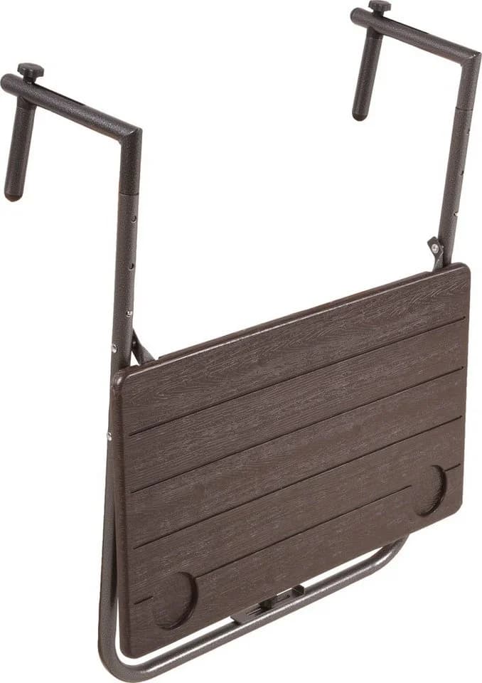 Garden Pleasure Balkonhängetisch TABORA Braun Klappbar - Bild 5