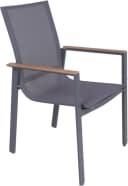Garden Pleasure Stapelstuhl SILEA 2er Set Braun Anthrazit Aluminium Bild 2