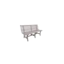 Garden Pleasure Gartenbank MANDALAY Grau FSC-zertifiziert Eukalyptus Bild 1