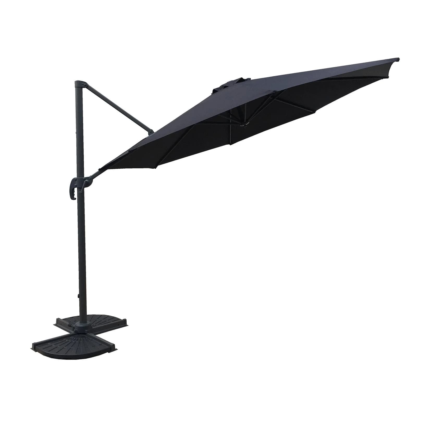 Garden Pleasure Deluxe Ampelschirm 300 cm Anthrazit