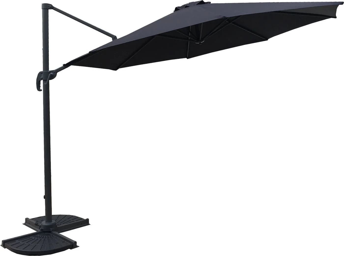 Garden Pleasure Deluxe Ampelschirm 300 cm Anthrazit - Bild 2