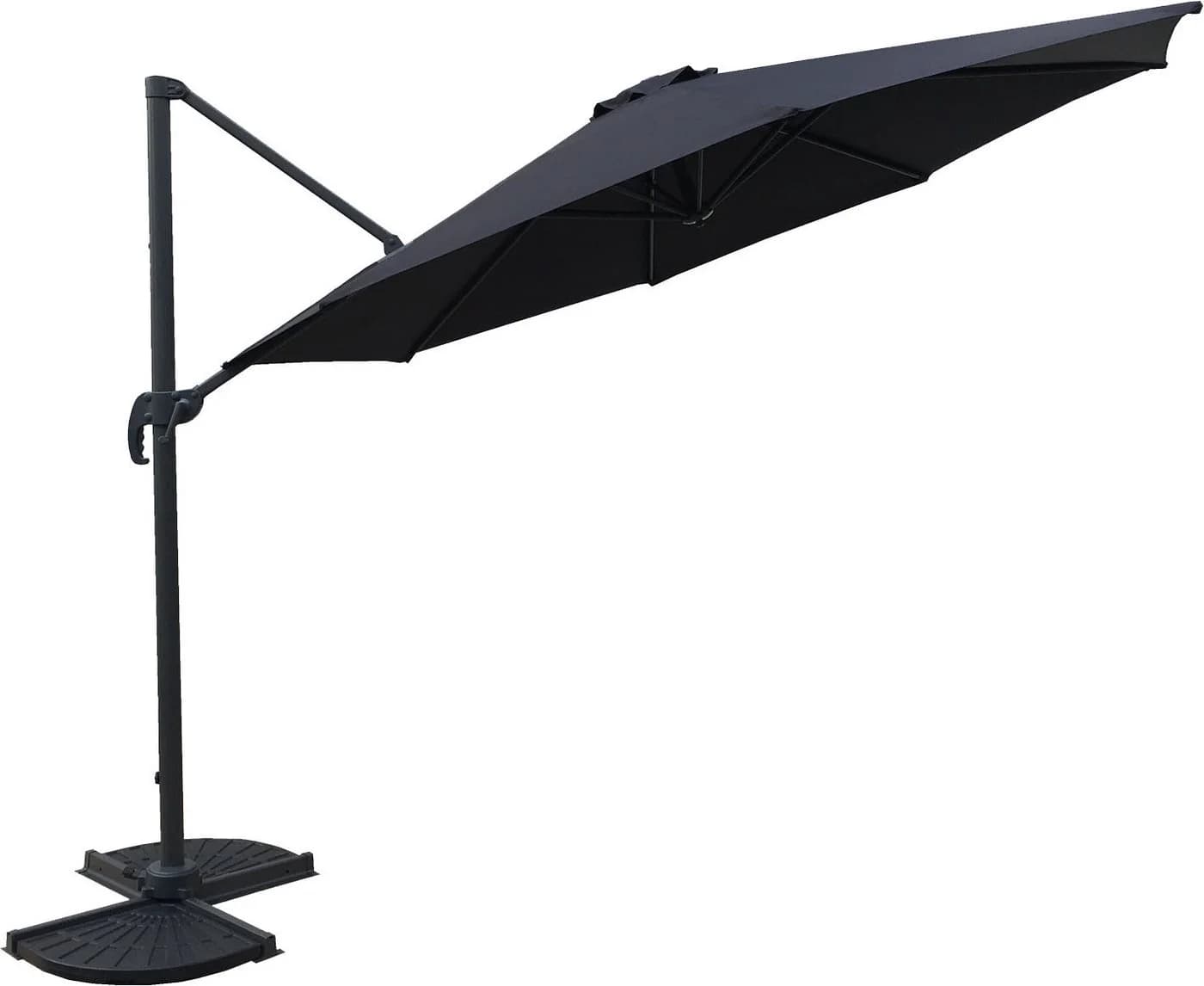 Garden Pleasure Deluxe Ampelschirm 300 cm Anthrazit - Bild 3
