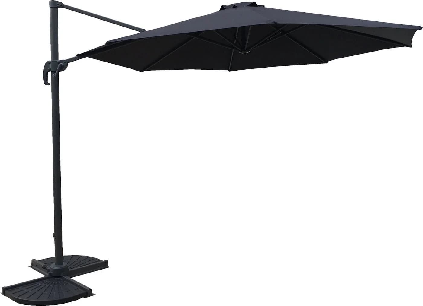 Garden Pleasure Deluxe Ampelschirm 300 cm Anthrazit - Bild 4