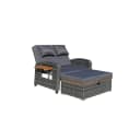 Garden Pleasure Multifunktionssofa BARI mit Tisch und verstellbarer Lehne Bild 1