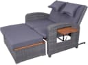Garden Pleasure Multifunktionssofa BARI mit Tisch und verstellbarer Lehne Bild 5