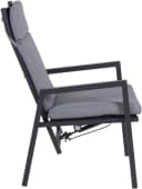 Garden Pleasure Armlehnstuhl SINTRA Schwarz/Grau mit verstellbarer Rückenlehne Bild 5