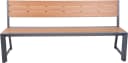 Garden Pleasure Sitzbank SILEA Anthrazit Aluminium Bild 2