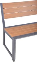 Garden Pleasure Sitzbank SILEA Anthrazit Aluminium Bild 3