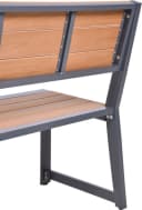 Garden Pleasure Sitzbank SILEA Anthrazit Aluminium Bild 5