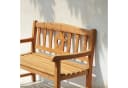 Garden Pleasure Gartenbank HOME Teak 2-Sitzer mit Herz-Motiv Bild 3