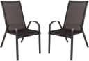 Garden Pleasure Stapelstuhl RIONA 2er-Set Anthrazit/Schwarz Bild 2