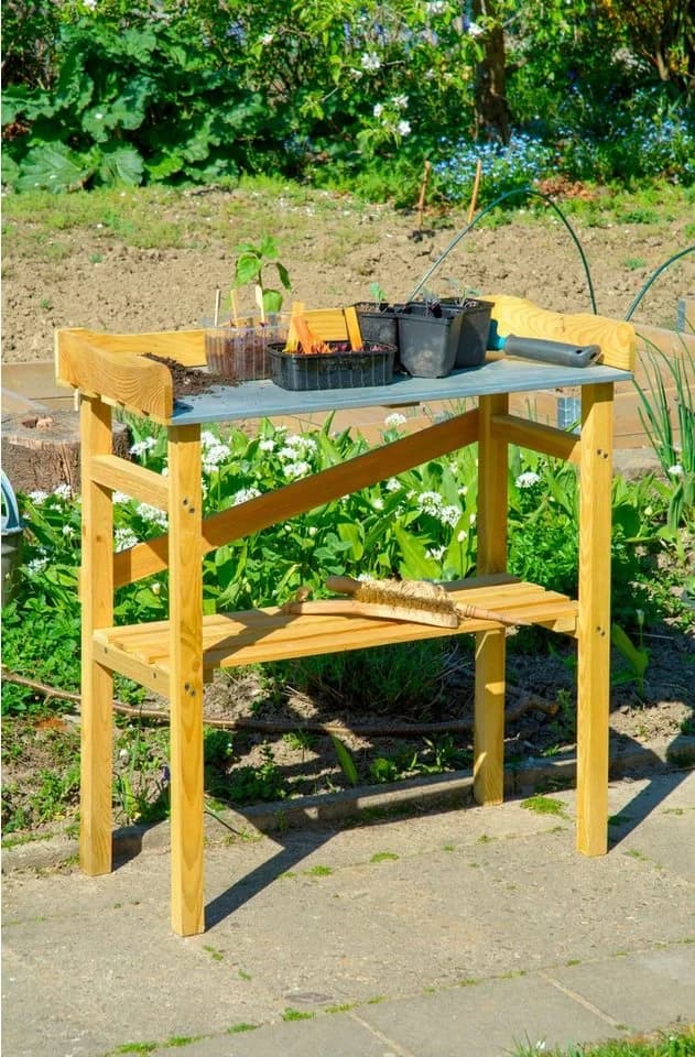 Dobar 29052 Pflanztisch Kiefernholz - Bild 4