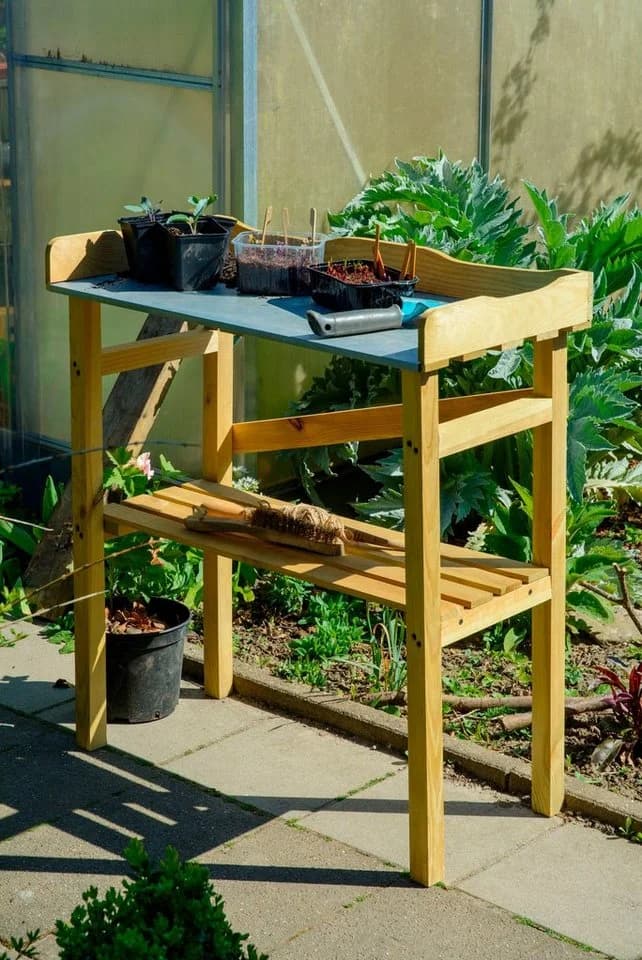 Dobar 29052 Pflanztisch Kiefernholz - Bild 5