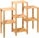 Dobar Blumenständer Blumentreppe Braun Holzwerkstoff 7-flächig Bild 3