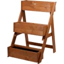 Dobar Dreistufige Pflanztreppe aus Holz Braun Bild 1
