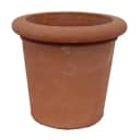 Hirsch Terracotta Pflanzkübel Vaso Liscio Toskana Impruneta 30cm Bild 2