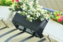 BigDean Blumenkasten mit Bewässerungssystem Polyrattan Optik Bild 4