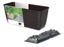 BigDean Blumenkasten mit Bewässerungssystem Polyrattan Optik Bild 5