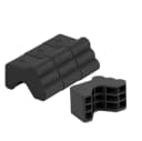 BigDean Blumentopfuntersetzer 24-tlg. Anthrazit Polypropylen Füßchen Bild 1