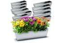 BigDean Blumenkasten 12x Pflanzkasten f. Europalette Metall verzinkt 38x12,5x9cm Bild 2