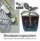 BigDean Blumenkasten 2er Set mit Bewässerungssystem Rattan-Optik Anthrazit Bild 1
