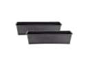 BigDean Blumenkasten 2er Set mit Untersetzer Rattan-Optik Bild 2