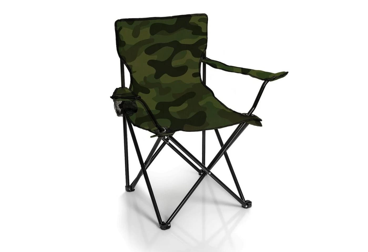 BigDean Faltstuhl Camouflage mit Getränkehalter & Tragetasche - Bild 2