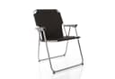 BigDean Klappstuhl Set 4x Schwarz Silber Grau Faltstuhl Camping Bild 2
