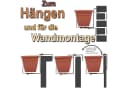 BigDean Blumenkastenhalterung 6 Stück Anthrazit verstellbar balkon Bild 4