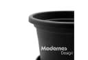 BigDean Blumentopf-Set 8-tlg. rund ø 25 cm Anthrazit mit Untersetzer Bild 5