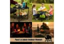 BigDean Campingtisch Faltbar 4 Getränkehalter 2fache Ablage Camping Tisch Bild 5